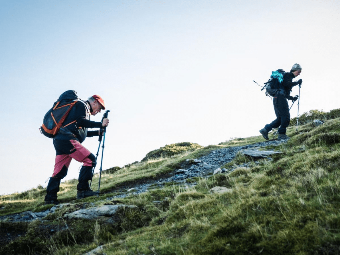Image randonnée en montagne